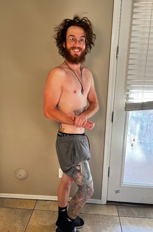 Josh before &mdash; muscle building transformation