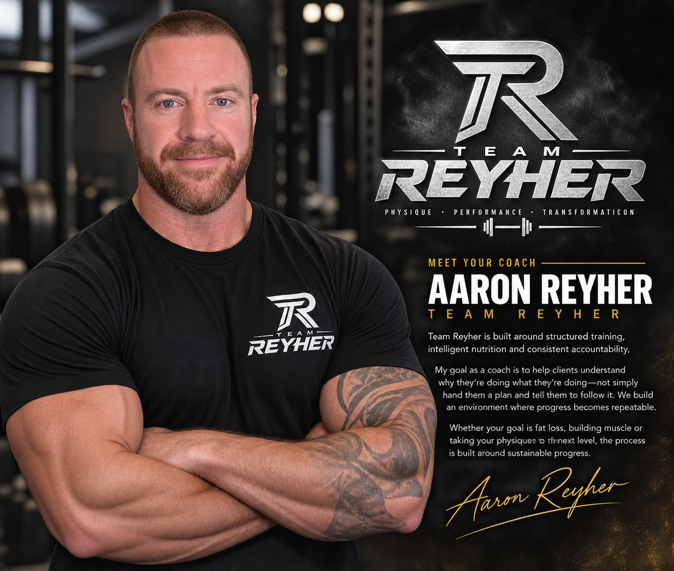 Aaron Reyher - Team Reyher Online Fitness Coach